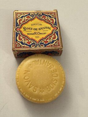 Vintage Savon Bois de Santal Roger & Gallet Soap Unused In Box Paris France BB25
